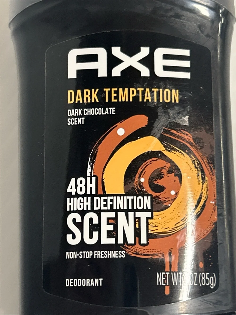 New Axe Dark Temptation Clear Formula Men’s Deodorant Dark Chocolate Scent 3oz